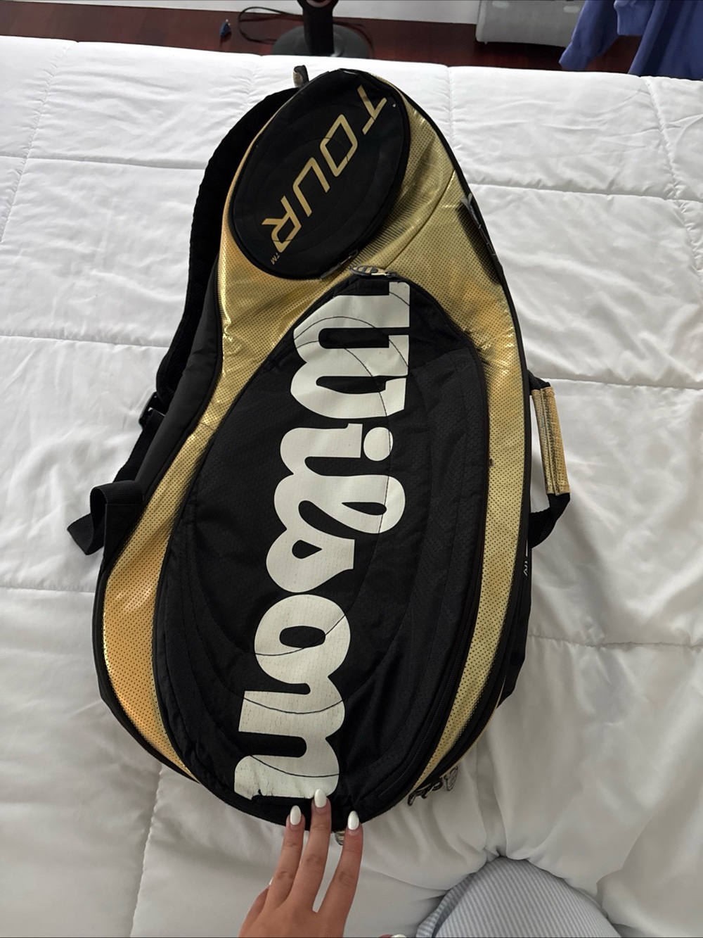 WILSON Pro Tour K Factor Tennis Racquet Bag Backpack Thermo Control VG Fast Ship